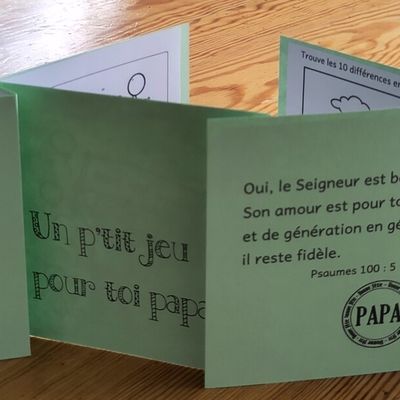 Cartes pour la fête des papas