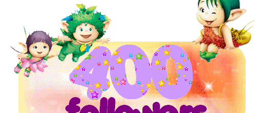 Plus de 400 followers ; MERCI A TOUS !!!!