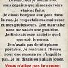 Les débilités c'est pour le mardi !