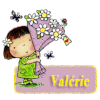523 - Offrir des fleurs - signature, gif animé, blinkie