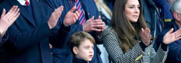 La famille Cambridge au rugby