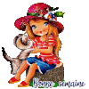 gif animé, blinkie,BONNE SEMAINE