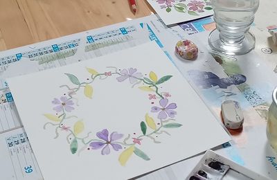 Carpe Diem / Notre atelier aquarelle