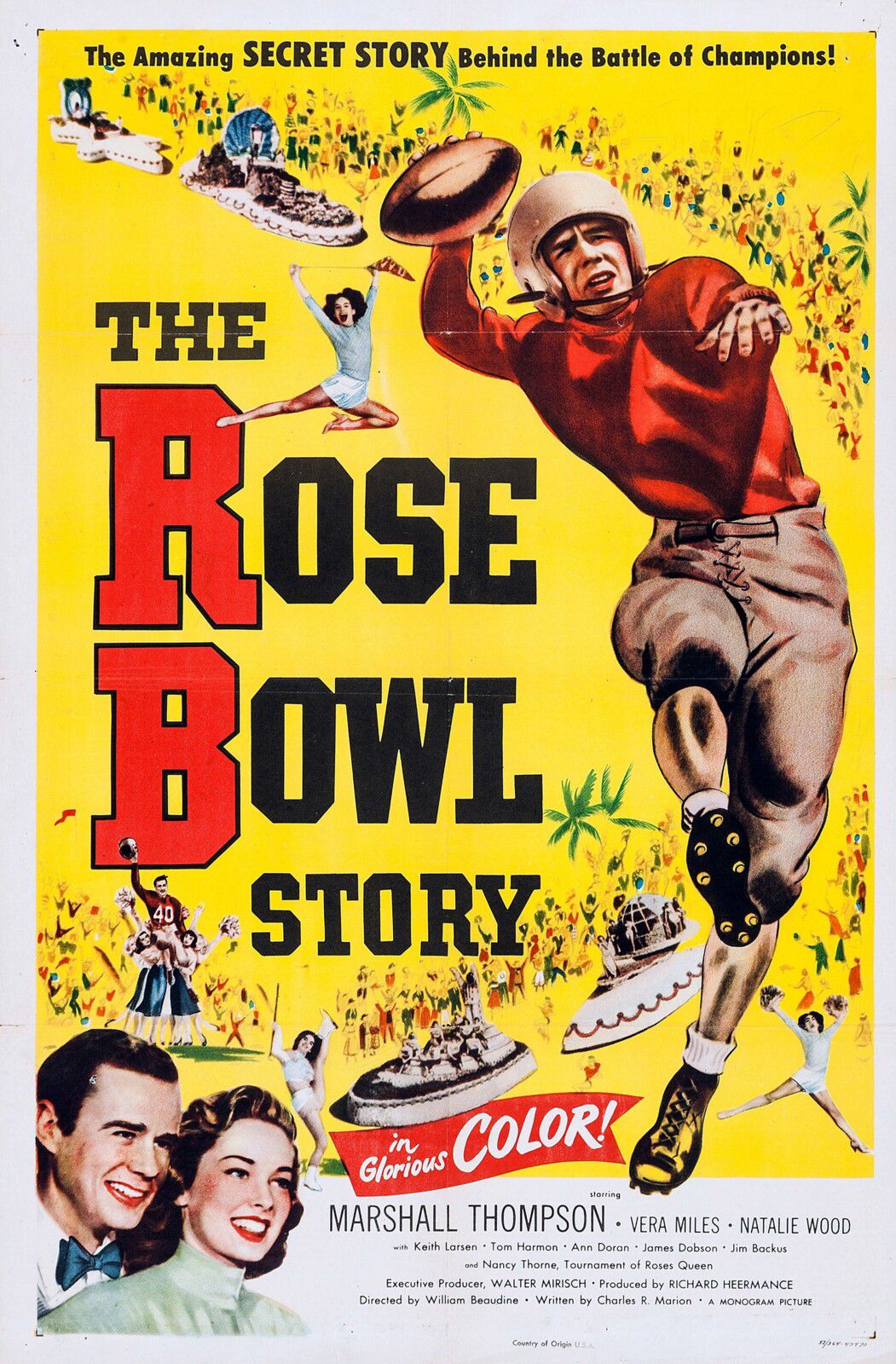 THE ROSE BOWL STORY BOX OFFICE USA 1952