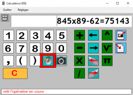 Calculatrice Idée : nouvelle calculatrice parlante (voix de synthèse)