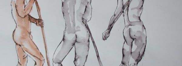 Vendredi - Homme, trois poses 