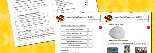Le loup qui visitait la commune..: exercices
