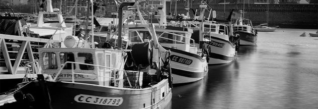 Le Coryphène en relâche au port de Concarneau
