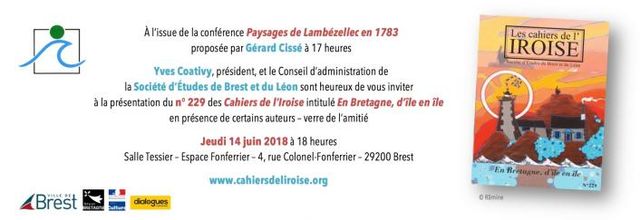 Pour tous les adeptes de l'histoire locale, particulièrement les Brestois