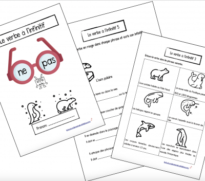 Dossier sur le verbe à l'infinitif