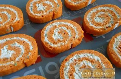 Roulé fraîcheur à la tomate et aux herbes