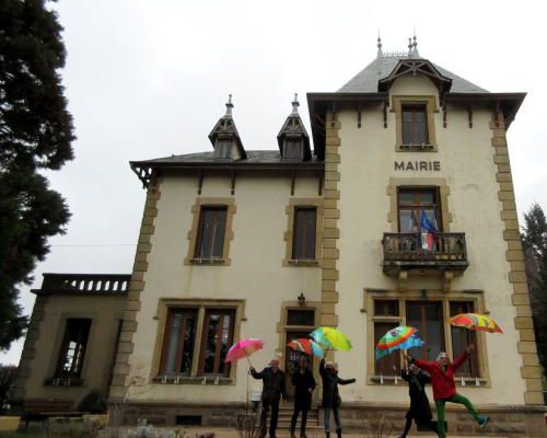 Séance photo des derniers parapluies disponibles