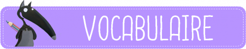 Vocabulaire