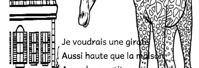 Je voudrais une girafe