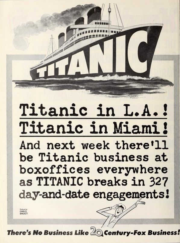 TITANIC BOX OFFICE USA 1953