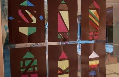 Papier de soie : les vitraux