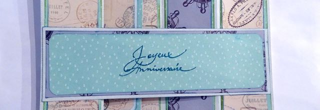 Carte anniversaire masculine