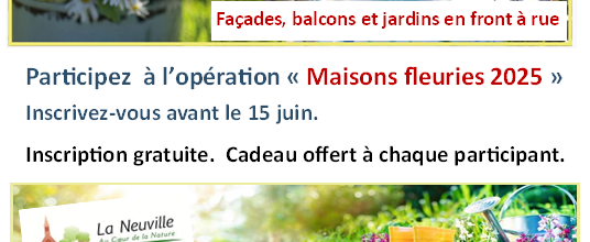 Maisons fleuries 2025