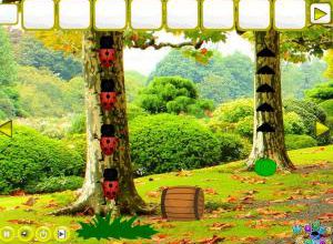 Escape butterflies in flower forest