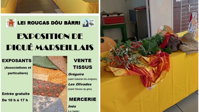 Exposition de piqué marseillais