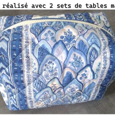 2 sets de table transformés en .....