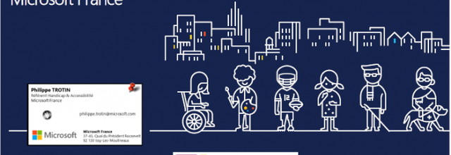Microsoft : "Les innovations technologiques au service du handicap", conférence à Lille, 24 mai 2018