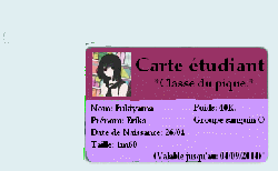 Carte étudiant !