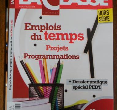 *Mon travail publié dans la revue "la classe"