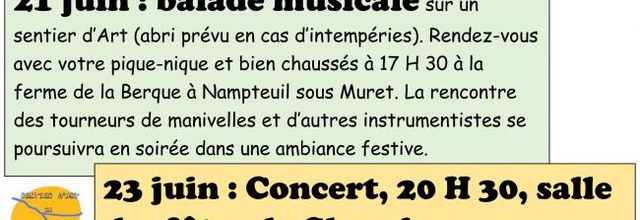 Fête de la musique en vallée de la Crise