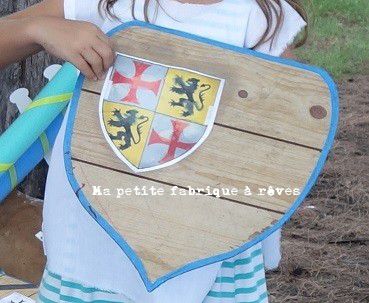 Anniversaire chevaliers, dragons et princesses invitation, jeux, gâteau, animation, décoration