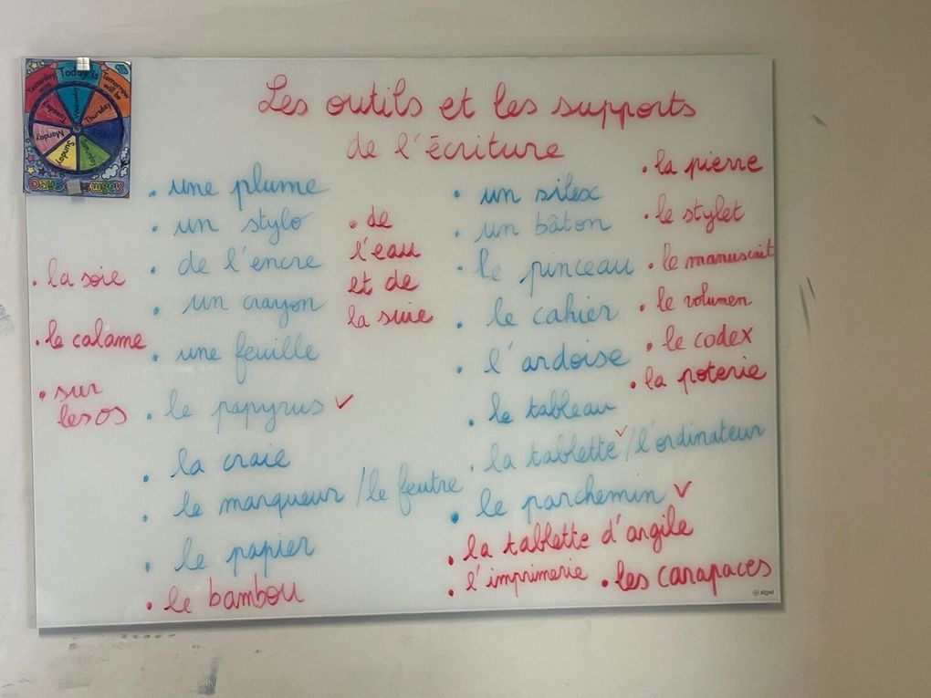 Album photo :  projet d'écriture Classe Bleue 2025