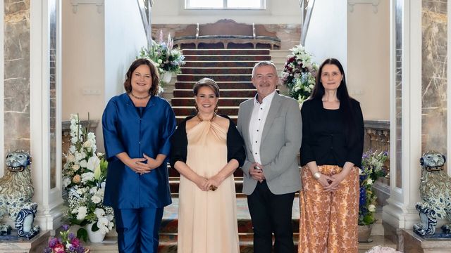 Visite du Palais grand-ducal | Remise de chèque