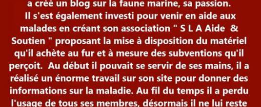Christian Coudre et la Maladie de Charcot