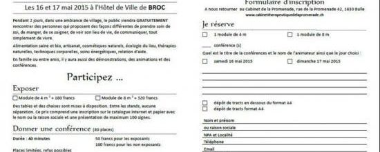 Bulletin d'inscription Broc 2015