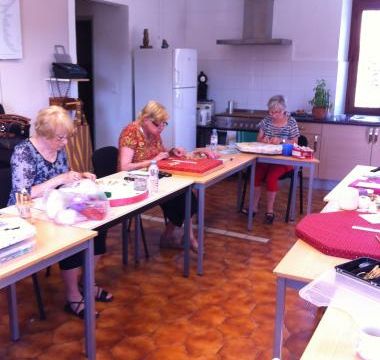 Stage de dentelle animé par Dolorès