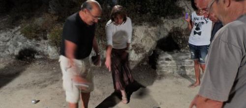 Une partie de pétanque ...