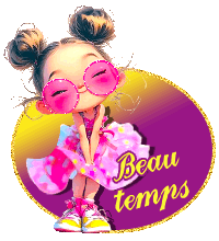 Gifs animés Météo soleil beau temps, blinkie