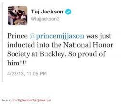 PRINCE INTRONISE AU NATIONAL HONOR SOCIETY DE BUCKLEY
