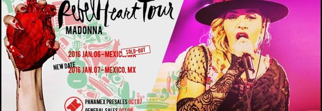 Rebel Heart Tour : Additionnal Date in Mexico