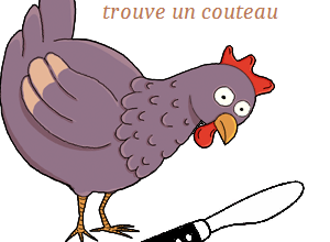 Une poule ...