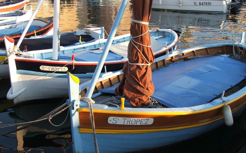 Reflet au port de Saint-Tropez