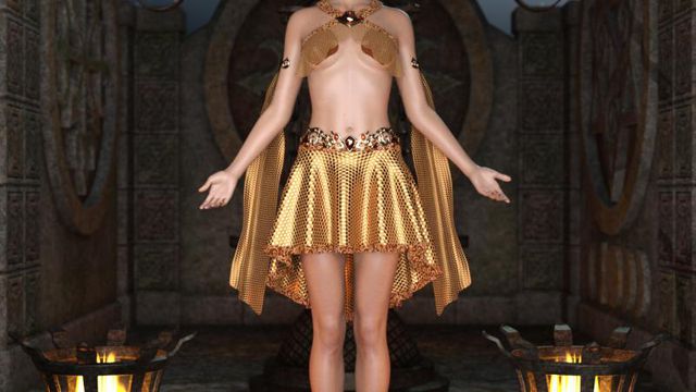 Princesse du feu (création daz studio)