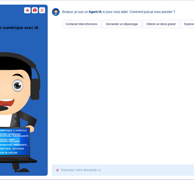 L'IA MarcoServices informatique Langon