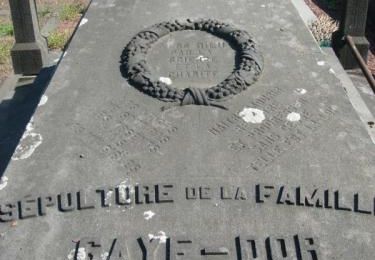 tombe Gaye-Dor, cimetière de Jemeppe - tombe spirite