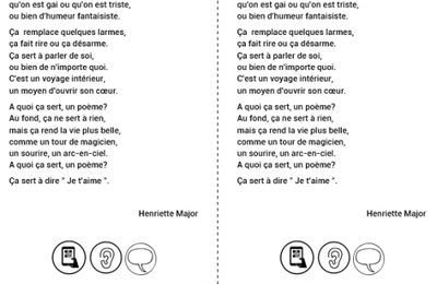 Poésies et QR codes