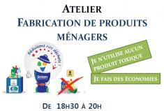 Atelier de fabrication de produits ménagers (gratuit)