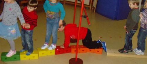 parcours de motricité - s'équilibrer