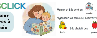 Dysclick : un générateur d'histoires à deux voix, pour faire participer les jeunes enfants à la lecture 
