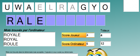 Maximots, jeu inspiré du jeu  « le mot le plus long »