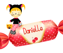 635 - Bonbon Halloween fille - signature blinkie, gif animés